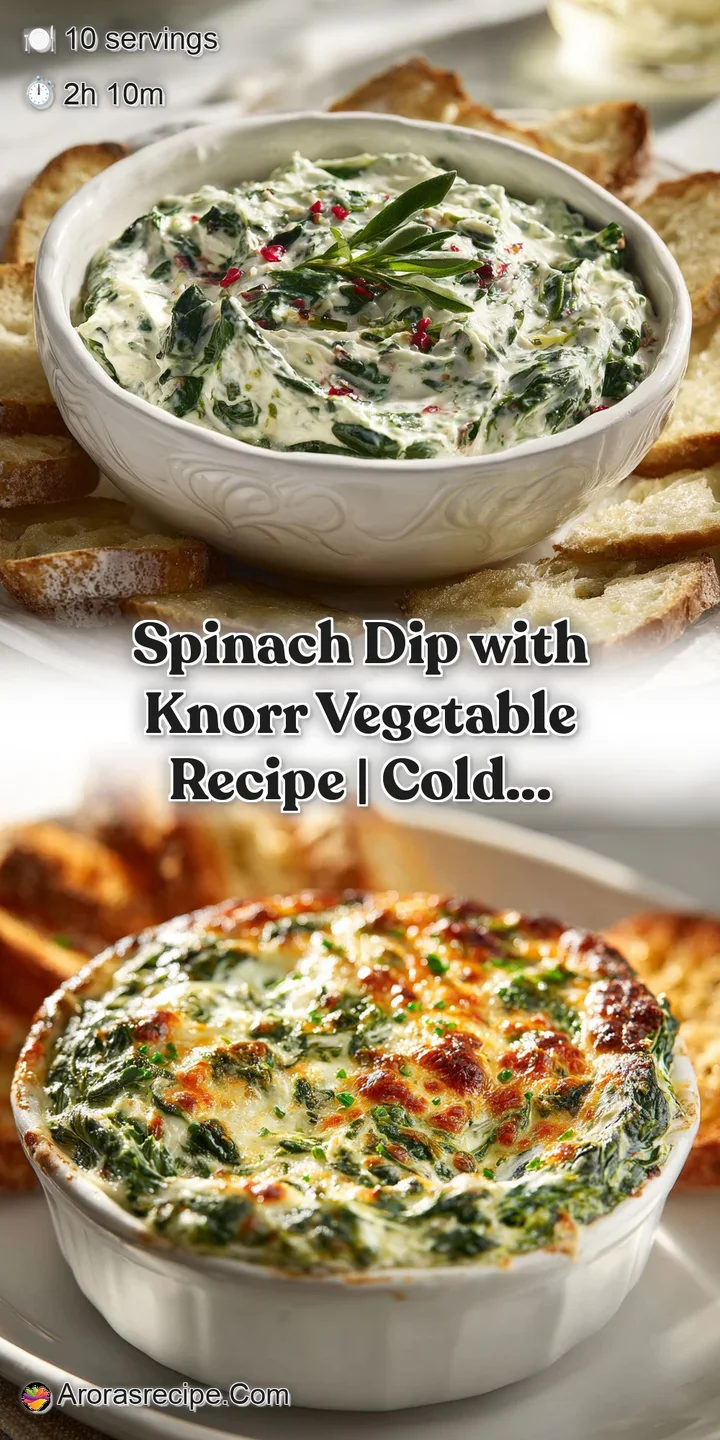 Close-up view of creamy spinach dip, flecked with visible vegetable pieces, with golden-brown toasted bread ready for dipp...