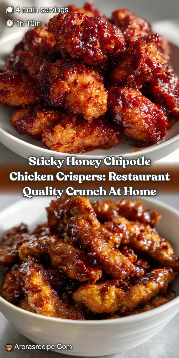 Sticky Honey Chipotle Chicken Crispers: Restaurant Quality Crunch at Home