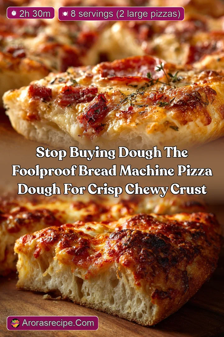 Stop buying dough The Foolproof Bread Machine Pizza Dough for Crisp Chewy Crust