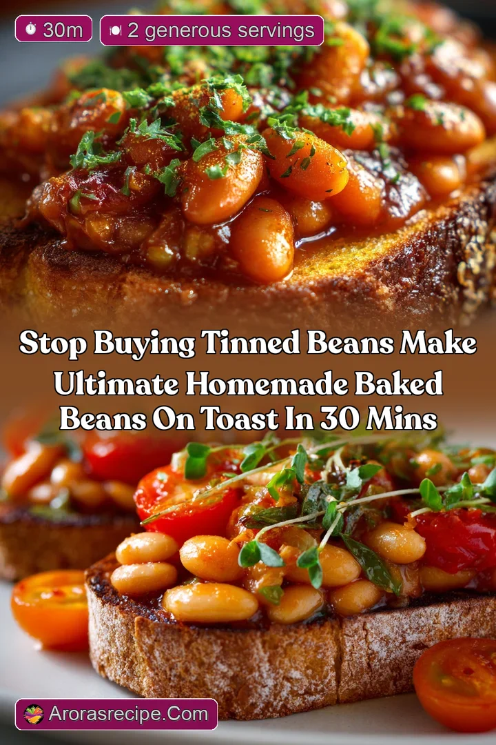 Stop buying tinned beans Make Ultimate Homemade Baked Beans on Toast in 30 Mins
