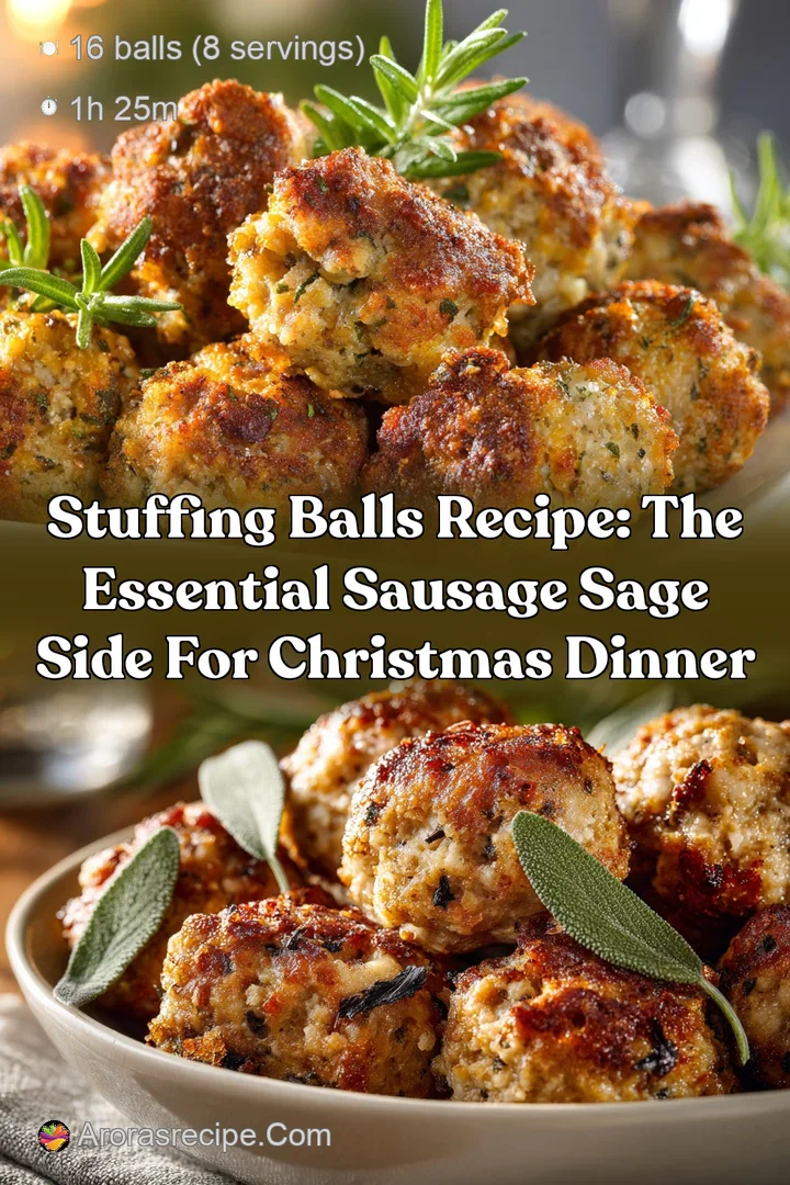 Stuffing Balls Recipe: The Essential Sausage Sage Side for Christmas Dinner