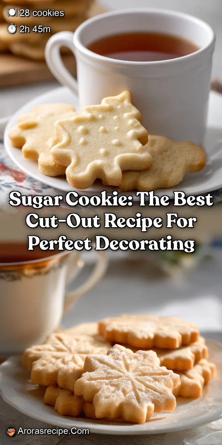 Sugar Cookie: The Best Cut-Out Recipe for Perfect Decorating