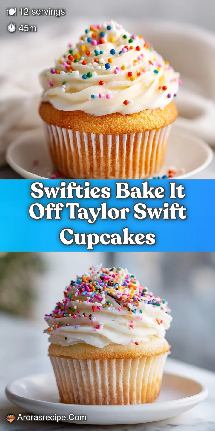 Close-up of a fluffy cupcake covered in shimmering pastel pink frosting and vibrant, multicolored sprinkles. Soft texture ...