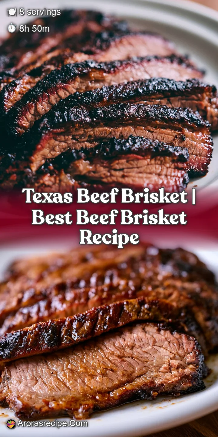 Close-up of juicy, glistening beef fibers with a coarse black pepper crust and a tender, moist interior.