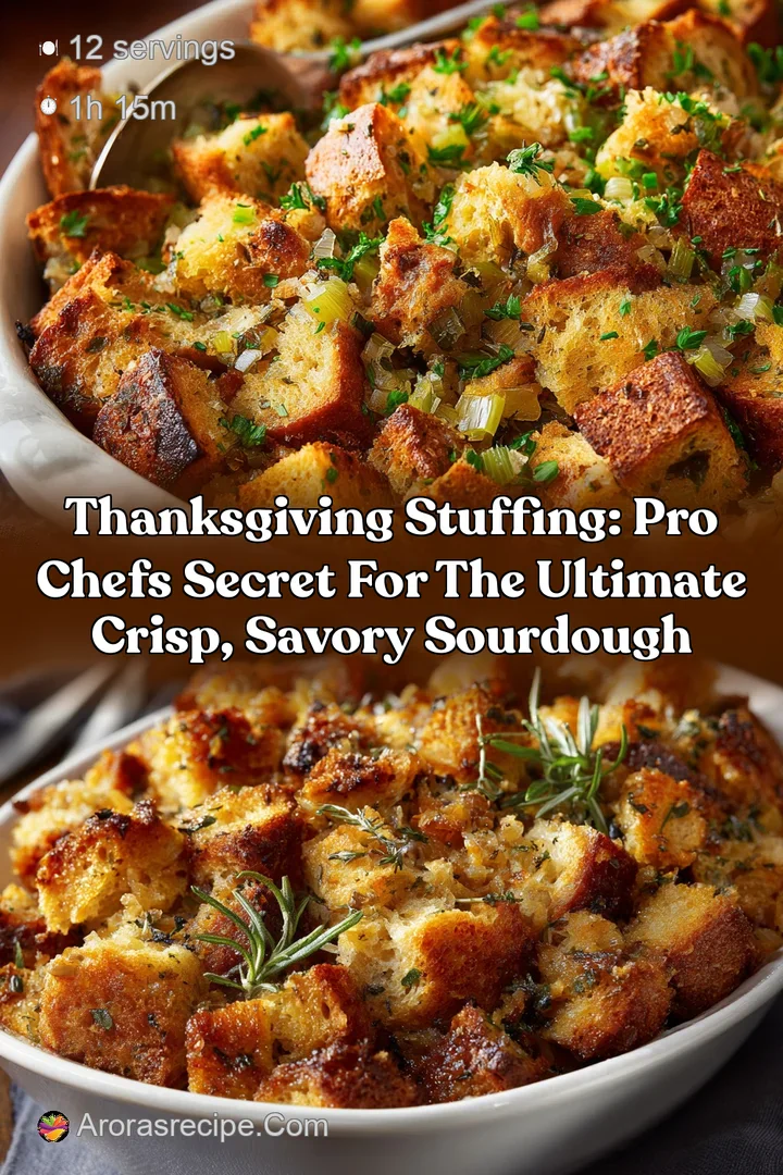Thanksgiving Stuffing: Pro Chefs Secret for the Ultimate Crisp Savory Sourdough