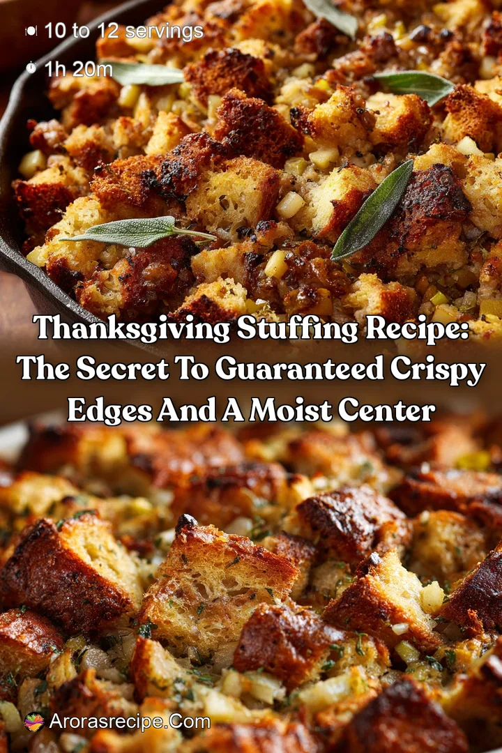 Thanksgiving Stuffing Recipe: The Secret to guaranteed Crispy Edges and a Moist Center
