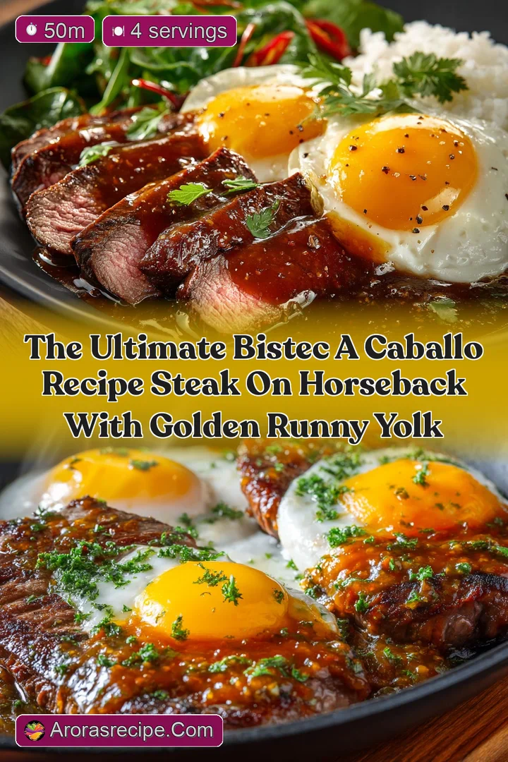 The Ultimate Bistec a Caballo Recipe Steak on Horseback with Golden Runny Yolk