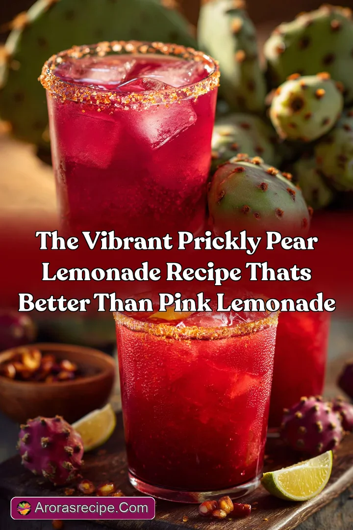 The Vibrant Prickly Pear Lemonade Recipe Thats Better Than Pink Lemonade