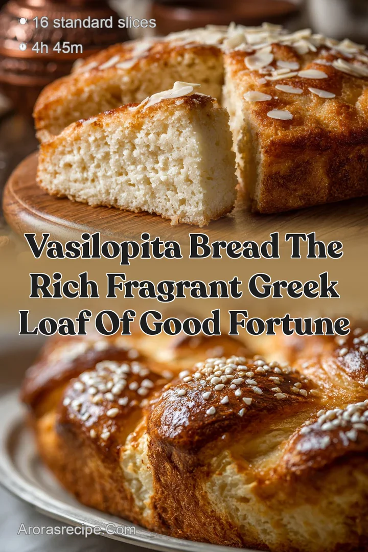 Vasilopita Bread The Rich Fragrant Greek Loaf of Good Fortune
