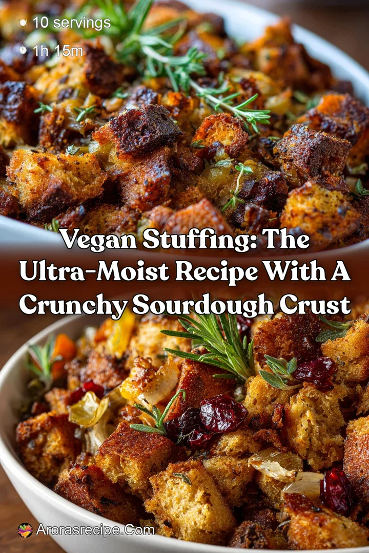 Vegan Stuffing: The Ultra-Moist Recipe with a Crunchy Sourdough Crust