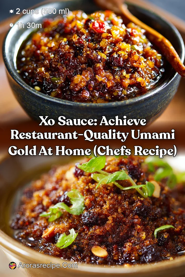 XO Sauce: Achieve Restaurant-Quality Umami Gold at Home (Chefs Recipe)
