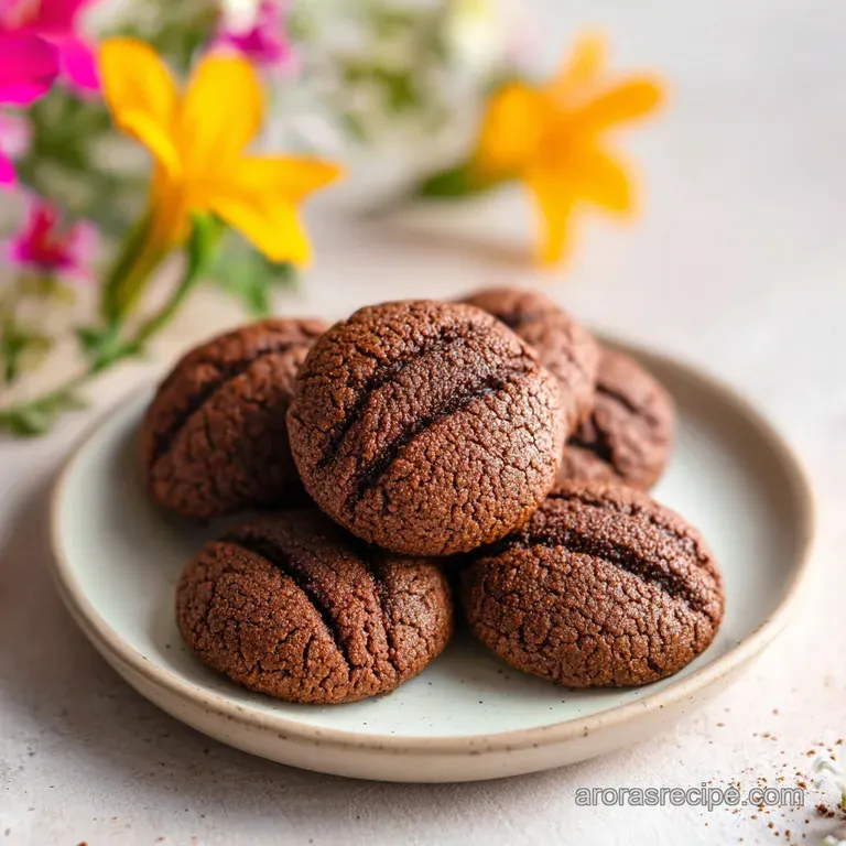 Mexican Hot Chocolate Cookies with Gooey Center
