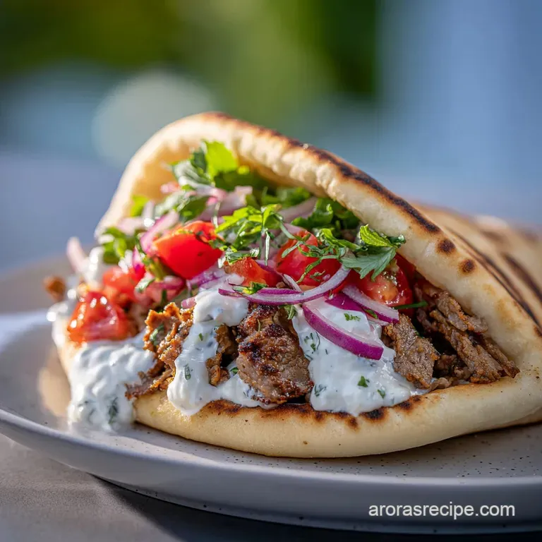 Authentic Greek Gyro Recipe with Crispy Edges