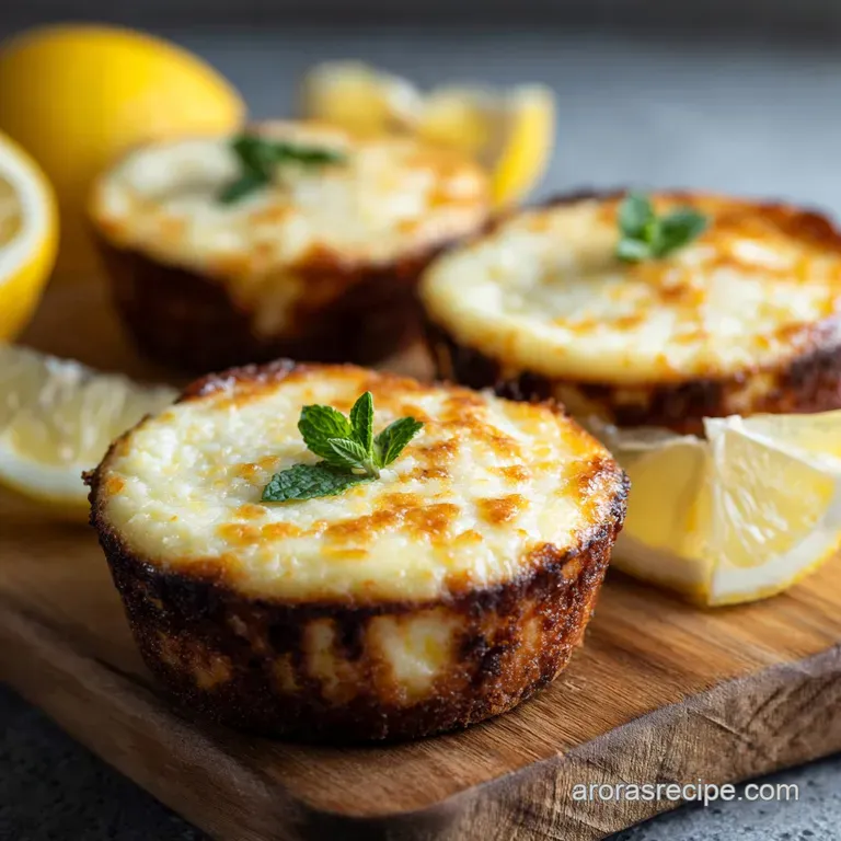 Baby Lemon Impossible Pies: Zesty No-Faff Individual Dessert Recipe