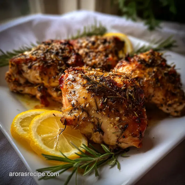 Baked Lemon Chicken: Juicy Herb Lemon Recipe