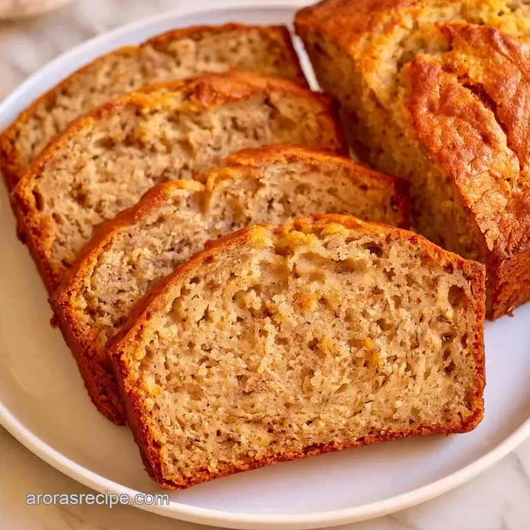 Banana Bread Recipe Basic: Moist Loaf
