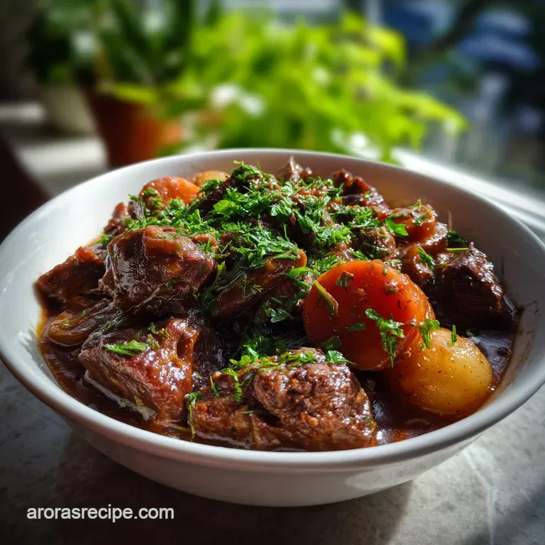 Easy Beef Bourguignon Instant Pot Recipe