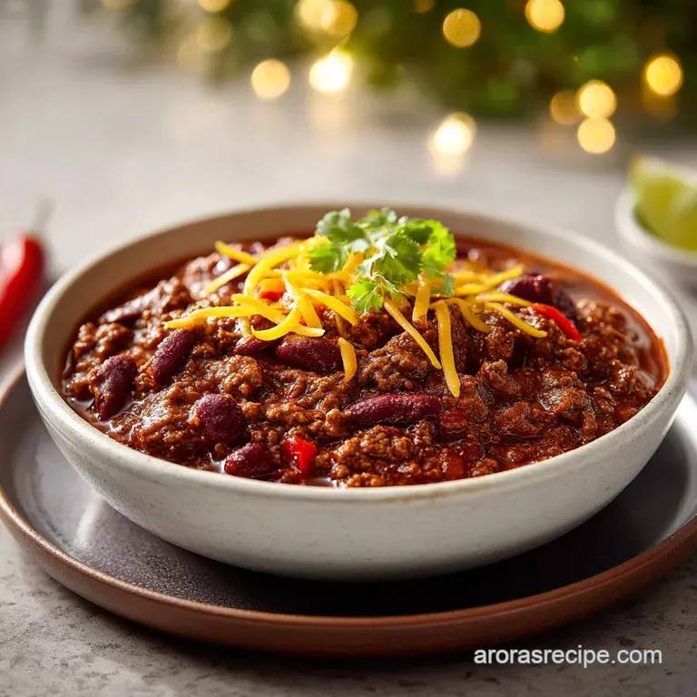The Best Beef Chili