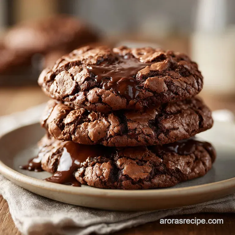 Double Chocolate Cookies: Fudgy and Thick