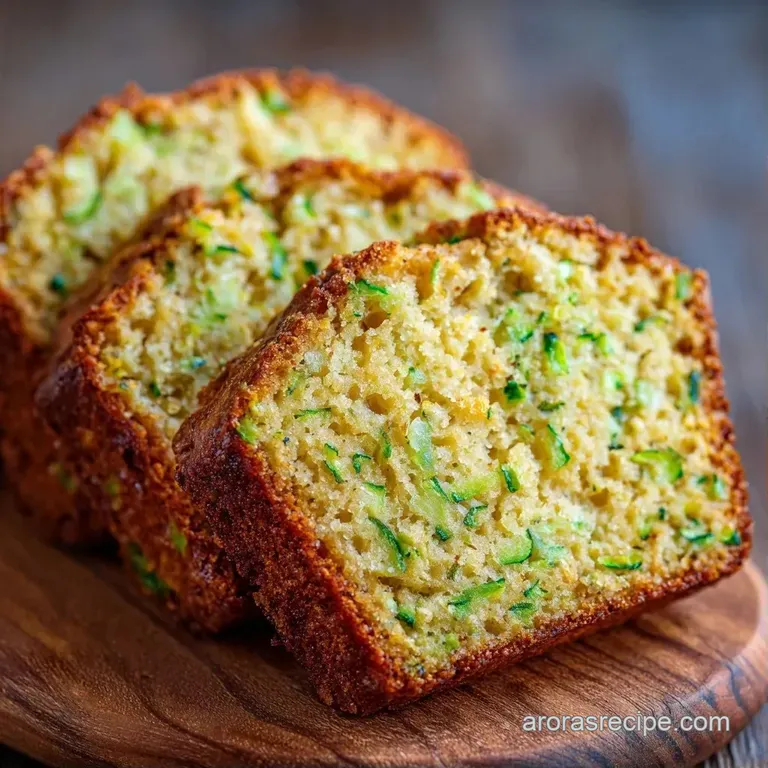 Thick slices of golden-brown quick bread stacked neatly on a white ceramic plate with a side of softened butter.