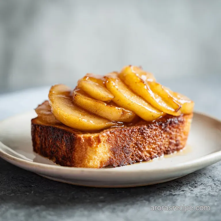 Caramel Apple French Toast: Upside Down Bake