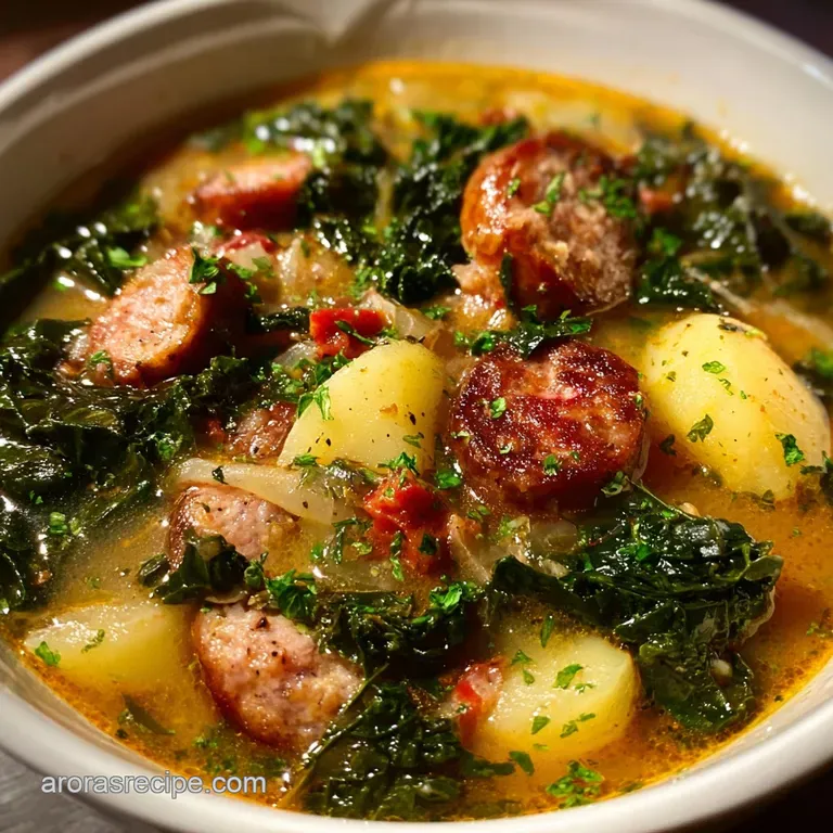 Tuscan Zuppa: Hearty Sausage Kale Soup Recipe