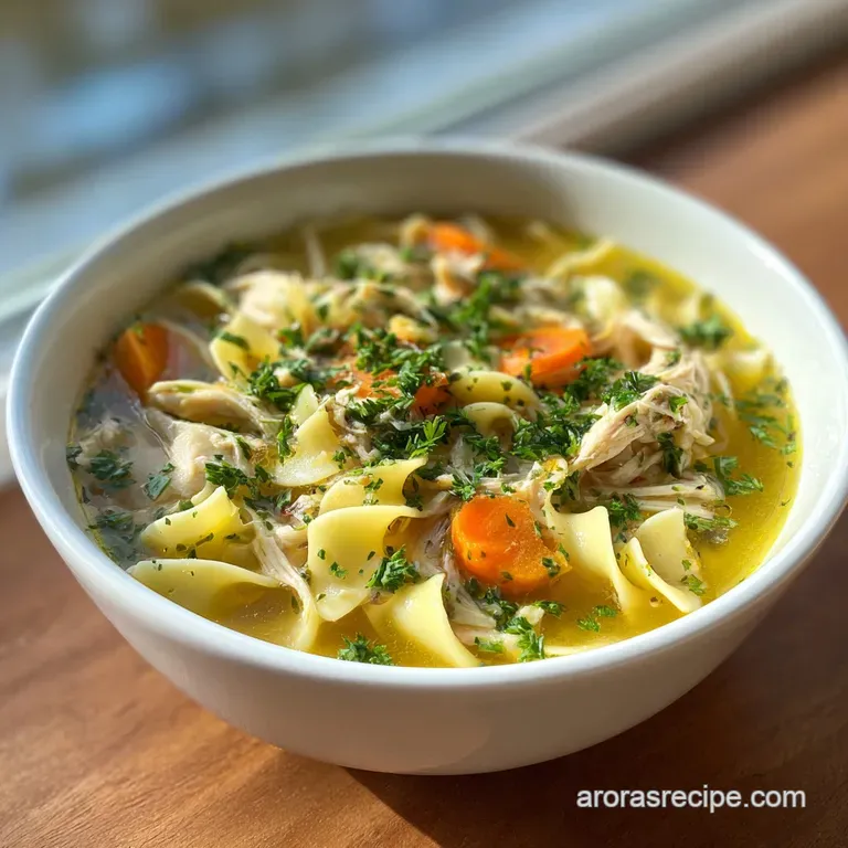 Chicken Noodle Soup Recipe: Silky Broth