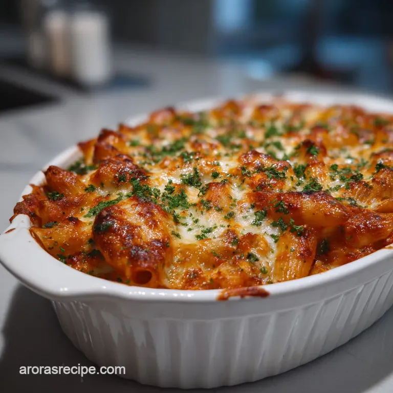 Chicken Parm Pasta: Crispy Baked
