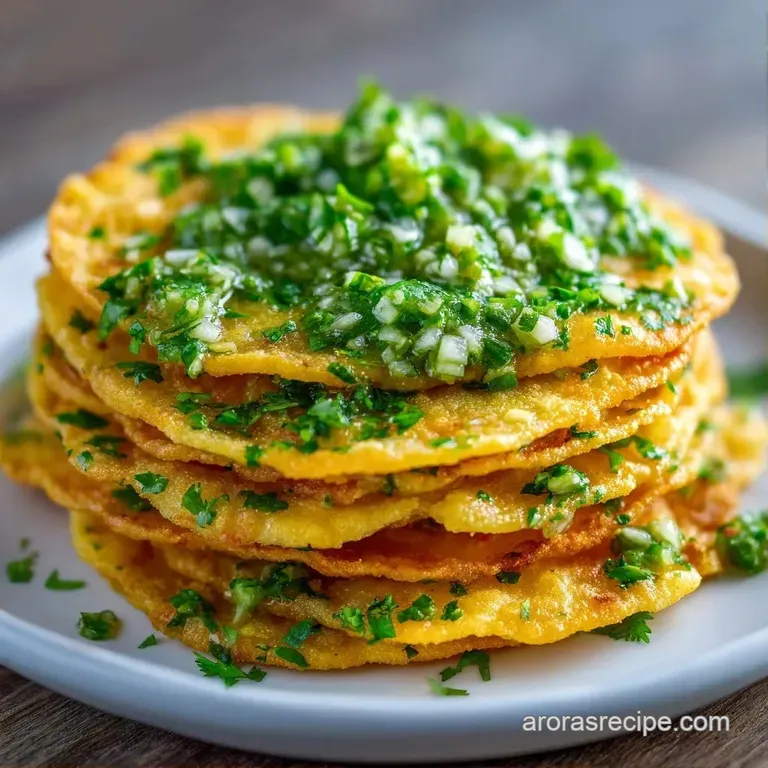 A vibrant plate of sauce-soaked chips topped with swirls of white cream, red onion slices, and fresh cilantro sprigs.