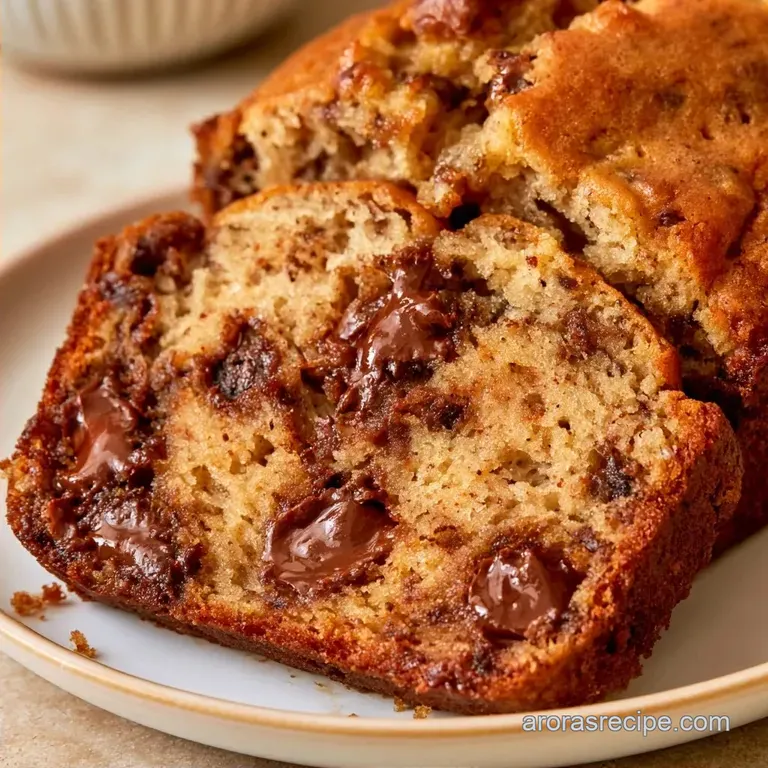 Moist Chocolate Chip Banana Bread