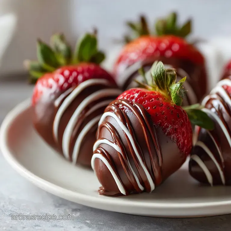 Chocolate Dipped Strawberry Hearts Recipe