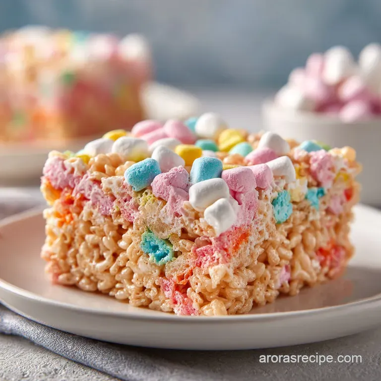 Rice Krispie Treat with Marshmallows: Gooey and Soft