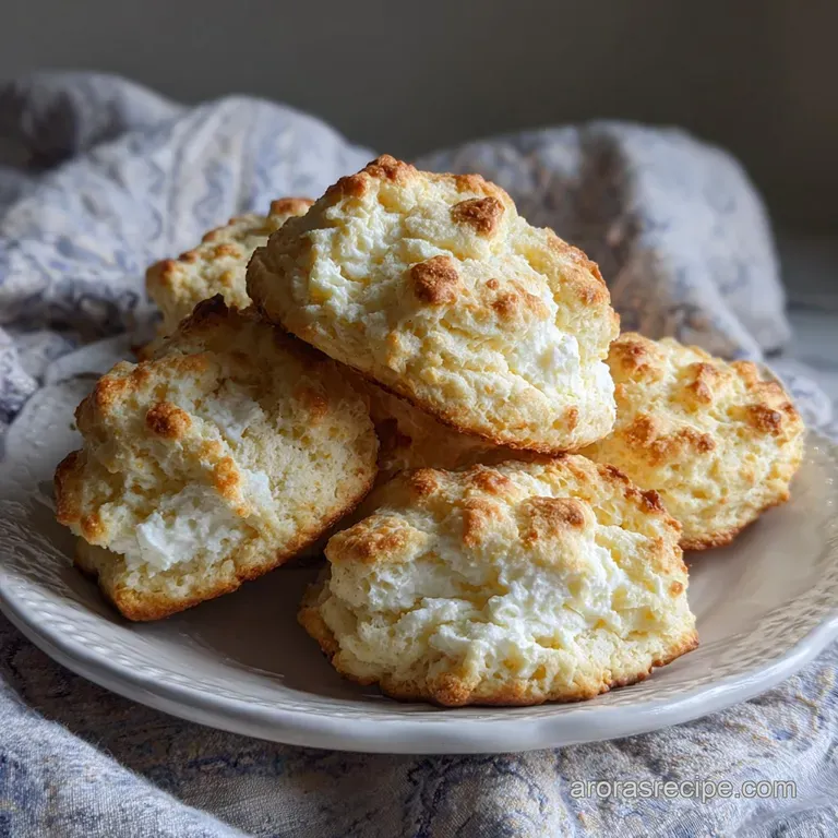 Homemade Cottage Cheese Breakfast Biscuits: Velvety Interior
