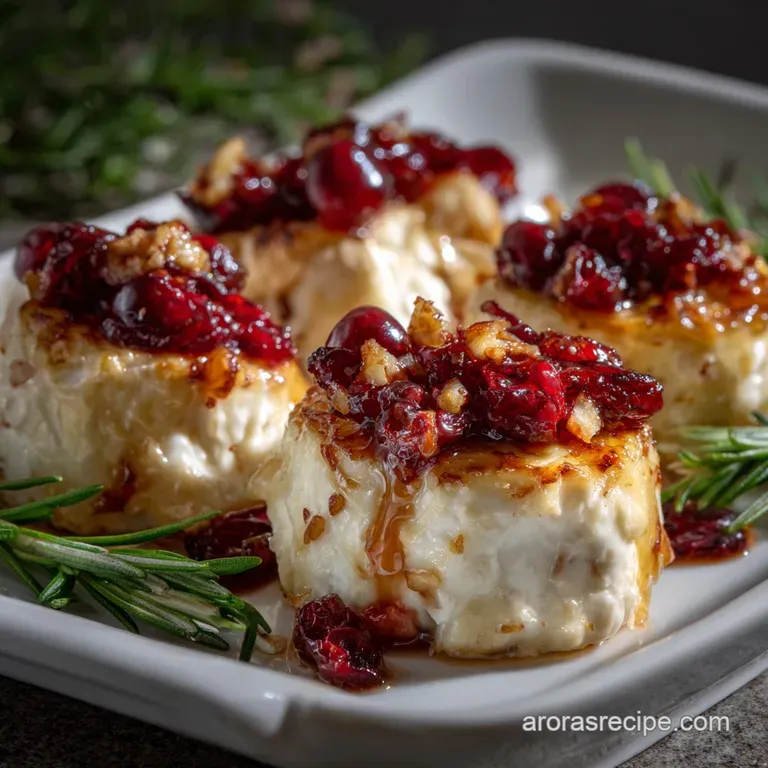 Delicious New Years Eve Finger Food Idea with Cranberry
