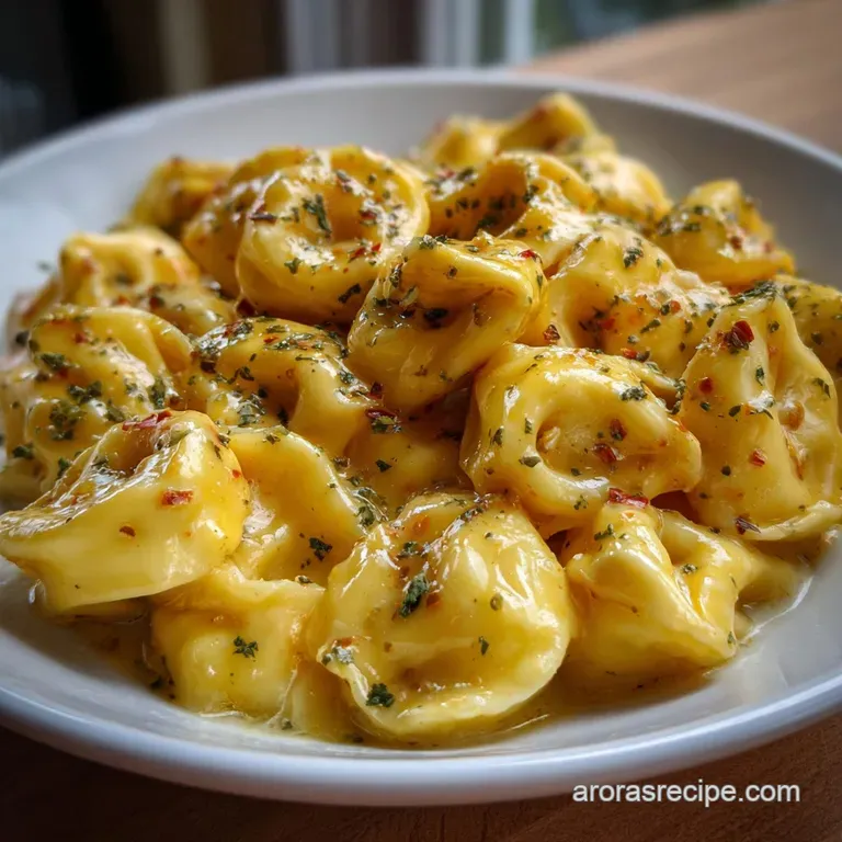 30 Minute Cheese Tortellini Easy Creamy Tortellini Perfection presentation