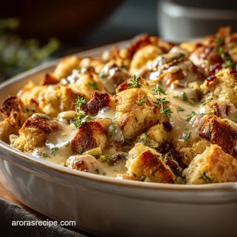 Chicken and Stuffing Casserole: Ultimate Creamy Comfort (No Canned Soup!)