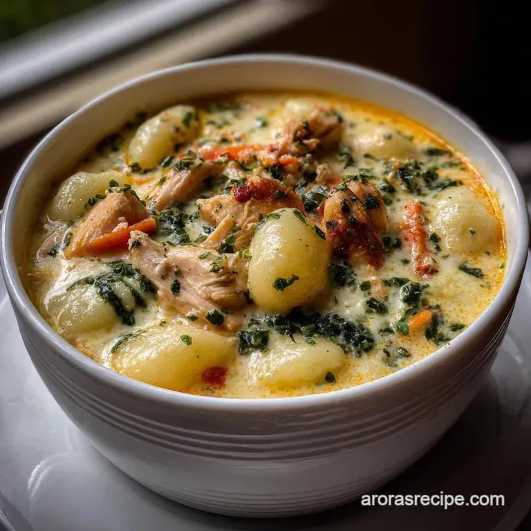 Chicken Gnocchi Soup: Velvety Comfort Recipe presentation
