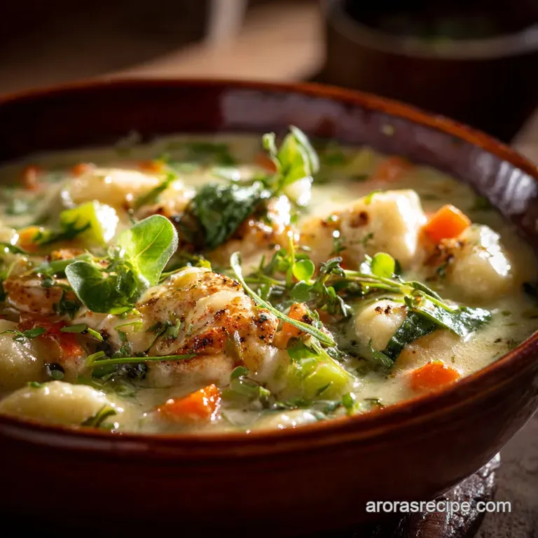 Chicken Gnocchi Soup: A Hug in a Bowl