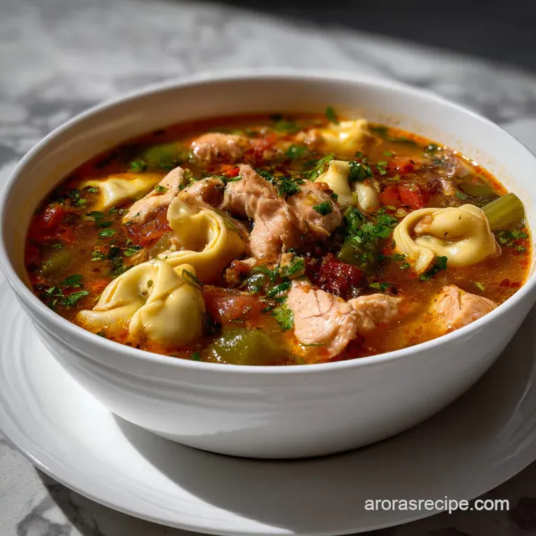 The Ultimate Creamy Chicken Tortellini Soup