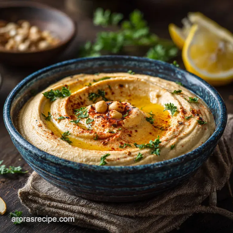The Mediterranean Dream Super Creamy Garlic Hummus Tahinifree presentation