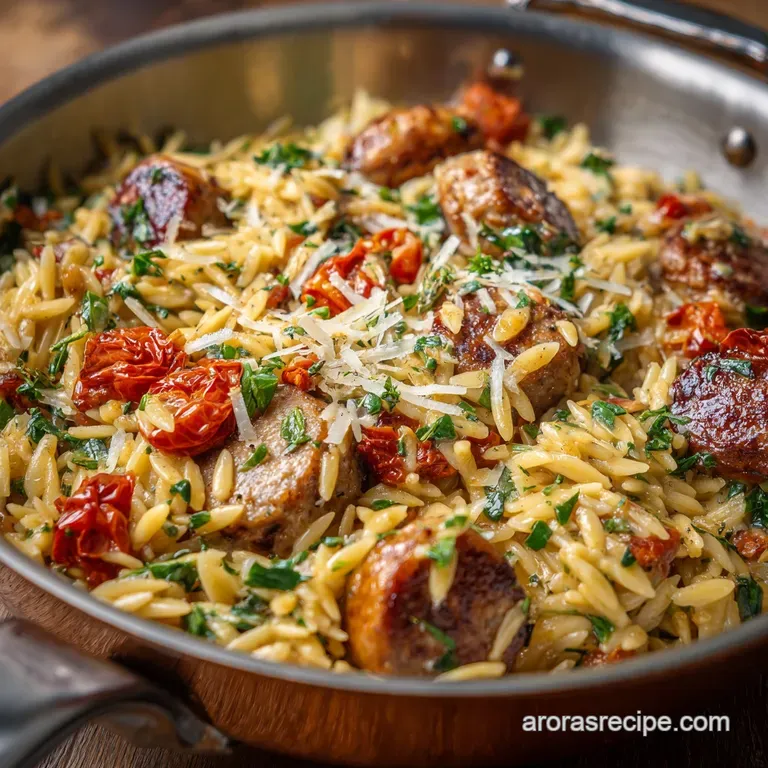 Italian Sausage Orzo: The Creamy One-Pot Tuscan Comfort Pasta