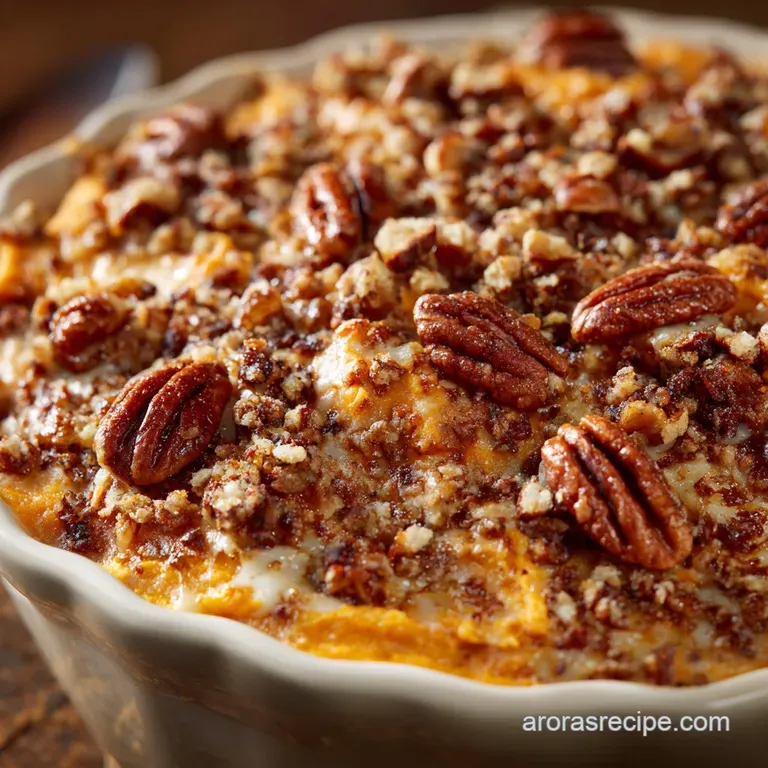 Sweet Potato Casserole with Pecans: The Ultimate Creamy Recipe with Pecan Streusel