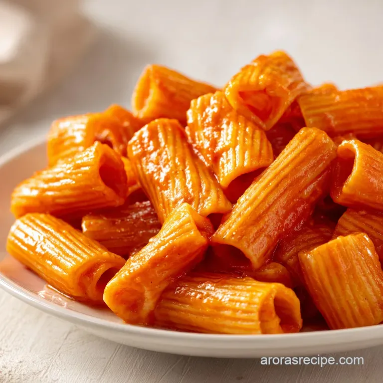 Creamy Tomato Rigatoni Pasta: Velvety and Rich
