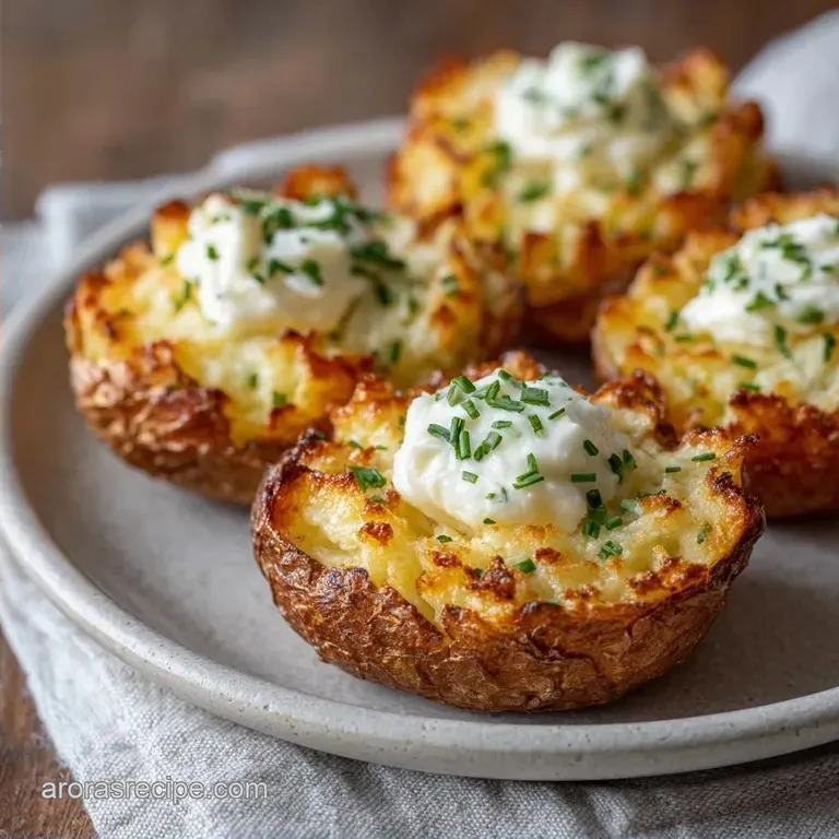 Twice Baked Potatoes: Creamy and Crispy