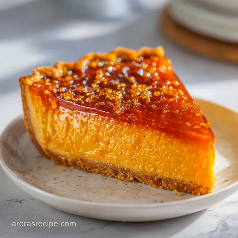 Creme Brulee Pumpkin Pie: Velvety and Rich