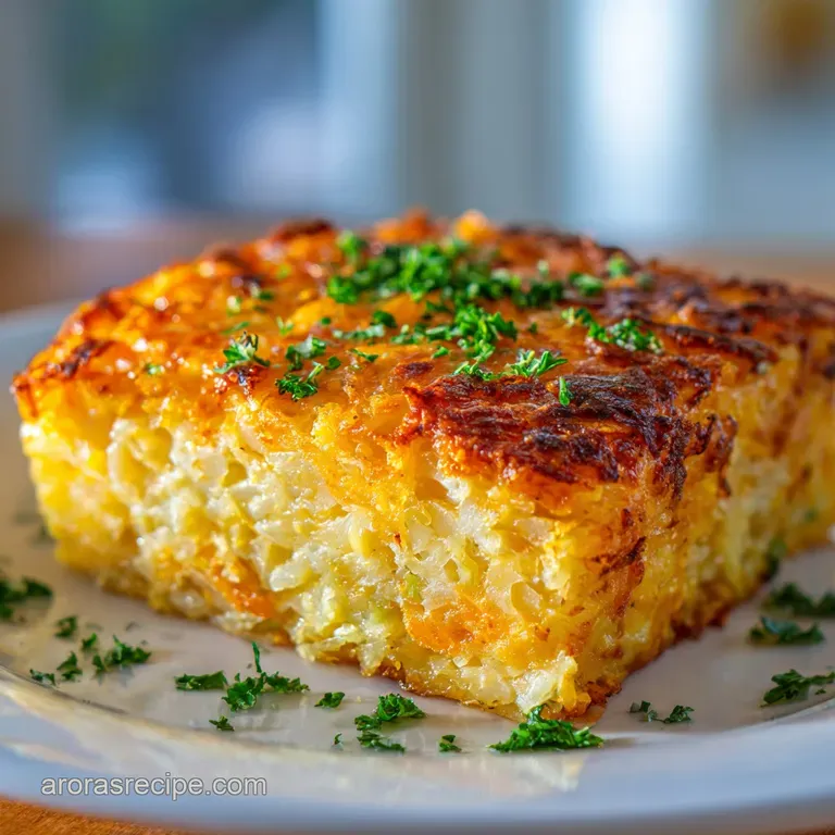 Hash Brown Egg Casserole: Crispy Potato Foundation