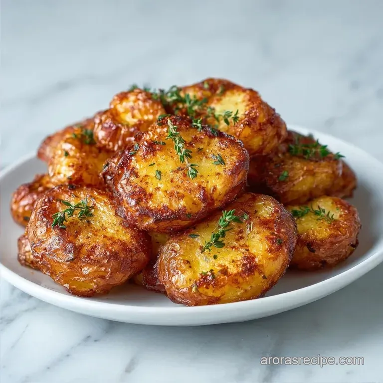 Smashed Red Potatoes: Crispy and Golden