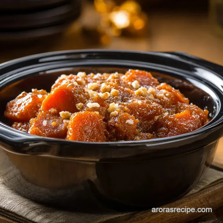 Crock Pot Candied Sweet Potato Casserole: Effortless Holiday Side Dish