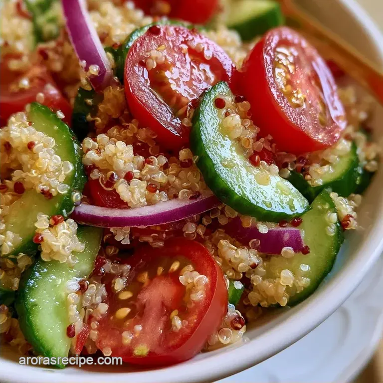 Healthy Cucumber Quinoa Salad