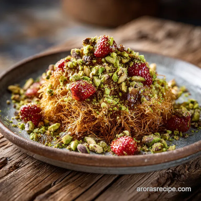 Dubai Chocolate Strawberry Dip Recipe